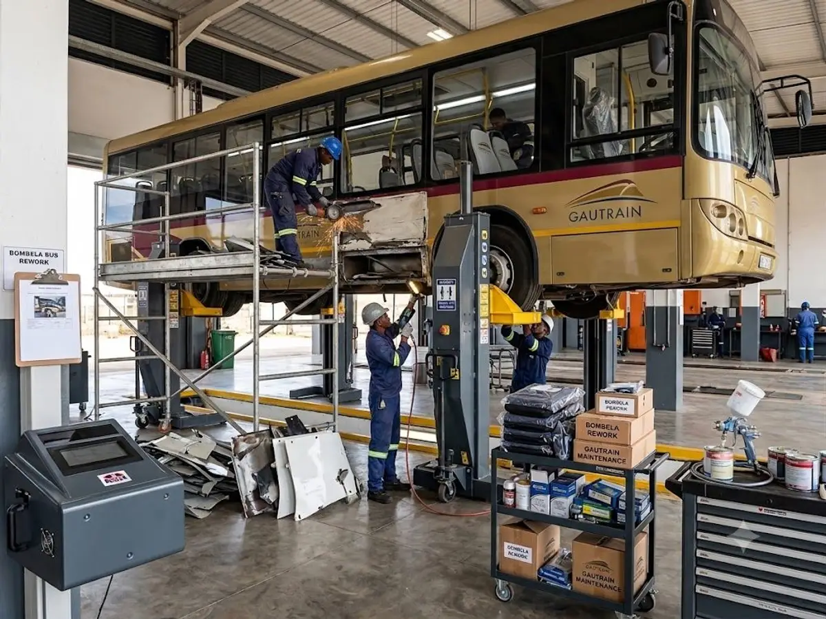 Bombela Bus refurbishment work