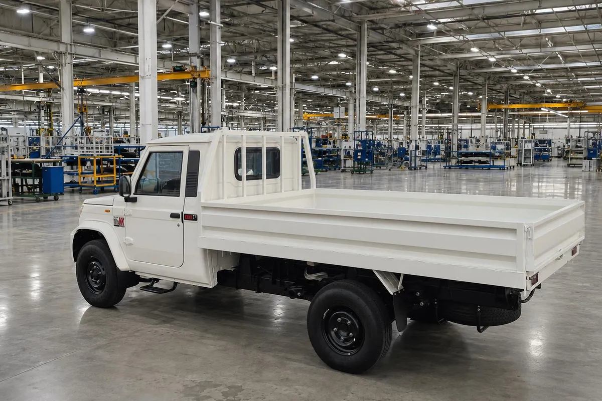 Mahindra Dropside completed vehicle
